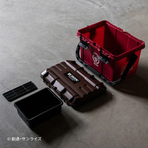 機動戦士ガンダム ツールボックス17L ジオン公国軍モデル | G-102 | シャア専用モデル | G-101 | タフ | 頑丈 | ハードボックス | フタ | 取り外し | 両側開閉 | スタッキング | 車 | 収納 | 収納ボックス
