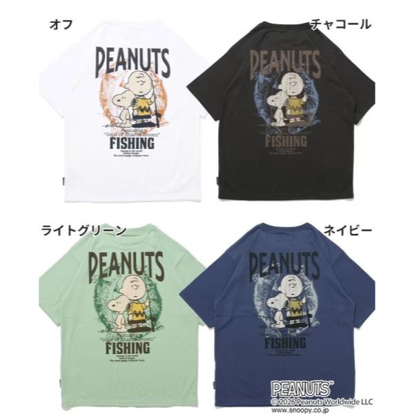 KRIFF MAYER ( クリフメイヤー ) スヌーピープリントT | 釣り | MENS | 2557803 | メンズ | カジュアル | 半袖 | Tシャツ | バックプリント | プリントT | オシャレ | 接触冷感 | 夏 | スヌーピー | くりふめいやー
