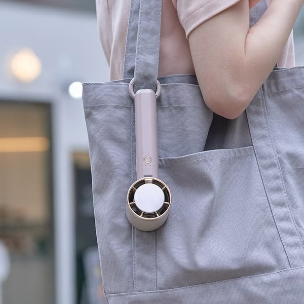 Life on Products ( ライフオンプロダクツ ) ペルチェ冷却機能ハンディファン | 冷却プレート | 角度調節 | アウトドア | キャンプ | 通勤 | 通学 | 夏 | フェス | 持ち運び | デスクファン | ハンズフリー | カラビナ付 | LCAF034