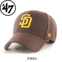 ’47 ( フォーティーセブン ) ’47 エムブイピー サンディエゴ ・ パドレス ブラウン | 帽子 | キャップ | 日よけ | ユニセックス | フリーサイズ | 14751274 | シンプル | オシャレ | 茶色 | アジャスタブルキャップ
