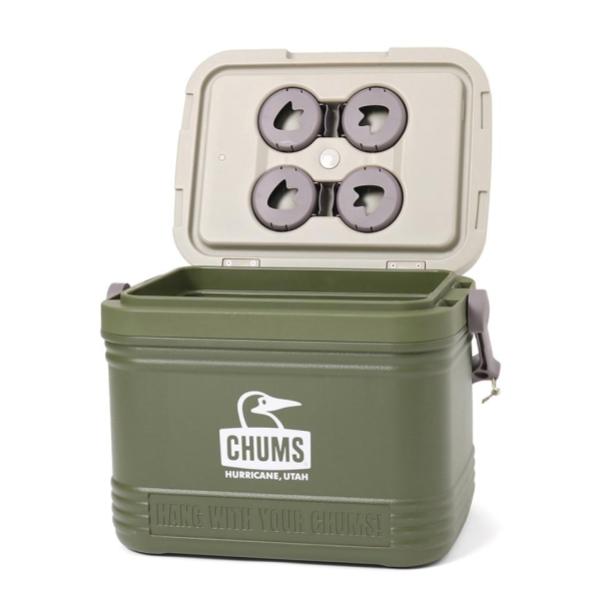 CHUMS ( チャムス ) キャンパークーラー18L | クーラー | クーラーボックス | 保冷 | キャンプ | BBQ | アウトドア | レジャー | ピクニック | ハードクーラー | 18L | CH62-1893 | ハンドル付 | ドリンクホルダー | ちゃむす