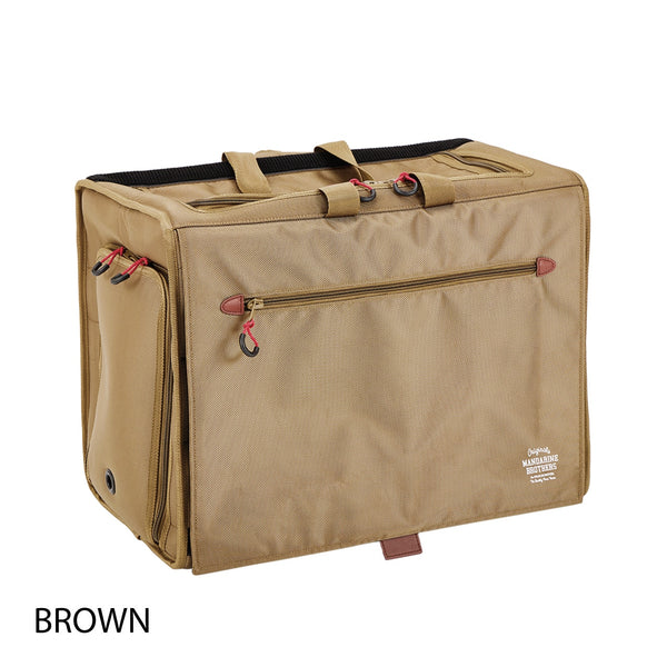 MANDARINE BROTHERS ( マンダリンブラザーズ ) BRIXTON CARRY BACKPACK －WIDE－| ペット | 犬 | 犬用品 | 外出 | リュック | 愛犬 | ダブルメッシュ | 旅行 | 15kg