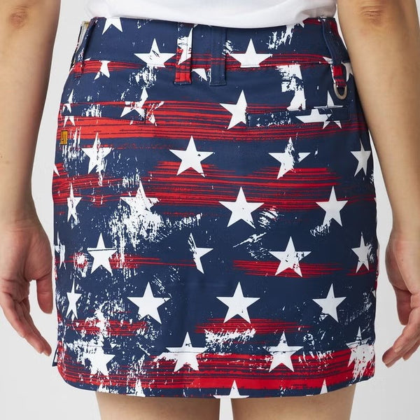 【 SALE 】 LOUDMOUTH ( ラウドマウス ) レディース 柄インナー付きスカート | スカート | ゴルフ | ゴルフウェア | 派手 | 可愛い | UV | ストレッチ | 動きやすい | らうどまうす | 762351