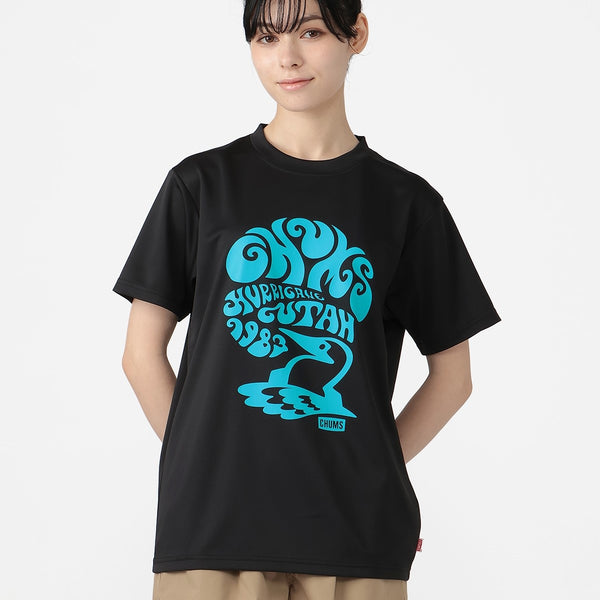 CHUMS ( チャムス ) フェス Tシャツ CH01-2928 半袖 Tシャツ メンズ レディース ユニセックス カットソー トップス クルーネック アウトドア キャンプ フェス レジャー 旅行 デイリー 普段使い