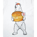 go slow caravan ( ゴースローキャラバン )【 DOMDOM×GSC 】 手作り厚焼きたまごバーガークマTEE  | MENS | メンズ | コラボ | ドムドムハンバーガー | シャツ | 半袖 | Tシャツ | トップス | ウェア | 341961