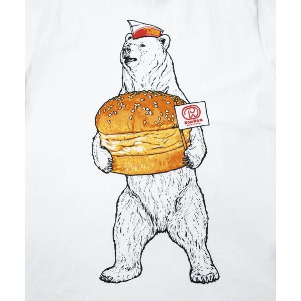 go slow caravan ( ゴースローキャラバン )【 DOMDOM×GSC 】 手作り厚焼きたまごバーガークマTEE  | MENS | メンズ | コラボ | ドムドムハンバーガー | シャツ | 半袖 | Tシャツ | トップス | ウェア | 341961