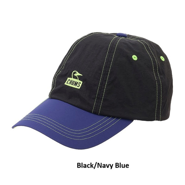 CHUMS ( チャムス ) カーンズキャップ キャップ 帽子 メンズ レディース ユニセックス ベースボールキャップ ナイロン 撥水 UVカット 紫外線対策 ブービーフェイス ロゴ 刺繍 アジャスター サイズ調整 アウトドア キャンプ フェス 旅行 タウンユース カジュアル CH05-1458