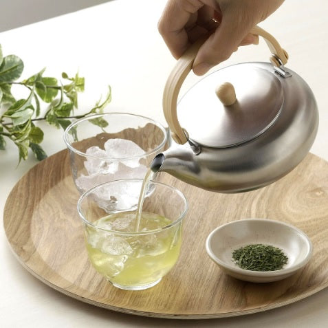HIGHMOUNT ( ハイマウント ) 茶考具 平型急須 つる手 | 急須 | お茶 | ステンレス | 割れない | 410ml | シンプル | 1人用 | 2人用 | キッチン | 47120 | はいまうんと | 樹脂製