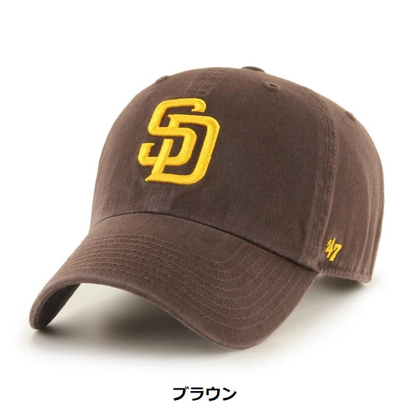 ’47 ( フォーティーセブン ) ’47 クリーンナップ サンディエゴ ・ パドレス | 帽子 | キャップ | 日よけ | シンプル | ロゴ | コットン | サイズ調整 | ユニセックス | ブラウン | カーキ | 14751152 | 14751153