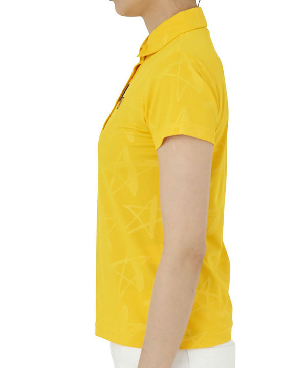 LOUDMOUTH （ ラウドマウス ） レディース 半袖ポロシャツ シューティングスター柄エンボス 吸汗速乾 UV 762651