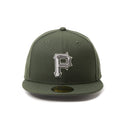 NEW ERA ( ニューエラ ) 59FIFTY MLB Metallic Pewter ピッツバーグ・パイレーツ ダークシーウィード 帽子 キャップ 日よけ アウトドア キャンプ レジャー おしゃれ 野球帽 メンズ レディース ユニセックス 15137346