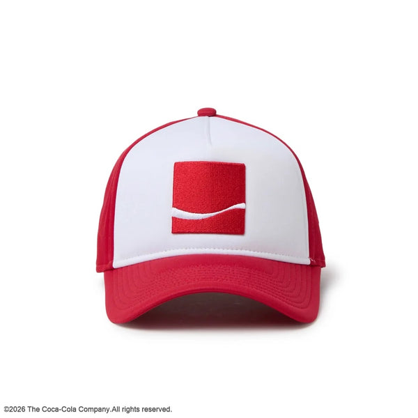 NEW ERA ( ニューエラ ) 9FORTY A-Frame Coca-Cola コカコーラ ホワイト スカーレット キャップ 帽子 メンズ レディース 男女兼用 ベースボールキャップ カジュアル ロゴ コラボ 15154812