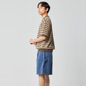 KRIFF MAYER ( クリフメイヤー ) チルタイムボーダースウェットT | MENS | 2547807 | メンズ | ボーダー | 半袖 | シャツ | カジュアル | ワンポイント | 半袖Tシャツ | キャンプ | お出かけ | アウトドア | くりふめいやー
