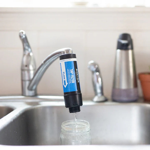 【 SALE 】SAWYER  ( ソーヤー ) SAWYER TAP FILTER SP134 / ソーヤー タップフィルター SP134 | 防災 | 登山 | キャンプ | アウトドア | コンパクト | 浄水 | 浄水器 | 簡単 | 旅行
