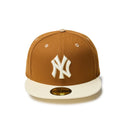 NEW ERA ( ニューエラ ) 59FIFTY Pancakes ニューヨーク・ヤンキース トーステッドピーナッツ ワインコークバイザー | 帽子 | キャップ | 日よけ | オシャレ | 14388834 | ユニセックス | ポリエステル | レジャー | アウトドア | にゅーえら