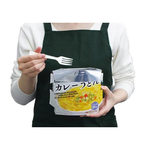 尾西食品 【 非常食 】 尾西 米粉でつくったカレーうどん 1食分 | 保存食 | フォーク付き | 長期保存 | 長期保管 | ツルツル | 旅行 | 災害対策 | 防災 | 乾燥食材 | オニシ
