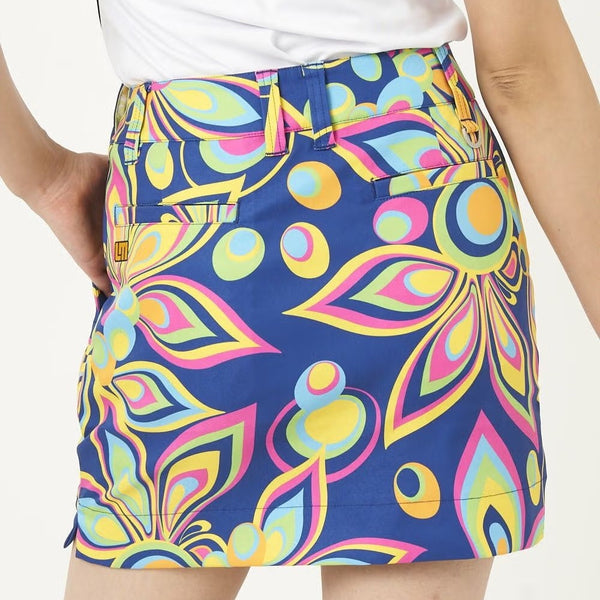 【 SALE 】 LOUDMOUTH ( ラウドマウス ) レディース インナー付きスカート | スカート | ゴルフ | ゴルフウェア | ツイル素材 | UV | ストレッチ | らうどまうす | 763351 | 派手 | 可愛い