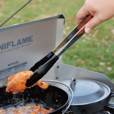 UNIFLAME ( ユニフレーム ) クッキングトング 300 ブラック | トング | アウトドア | キャンプ | 料理 | 調理 | キッチン | キッチンツール | ロック | ゆにふれーむ | 665671