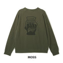 GRIP SWANY ( グリップスワニー ) 【 GSMCT-133 】 GS AZUMA CREW NECK | シャツ | Tシャツ | バックプリント | 長袖 | アパレル | コットン100% | 裏毛 | ロゴ | シンプル | オシャレ | ぐりっぷすわにー