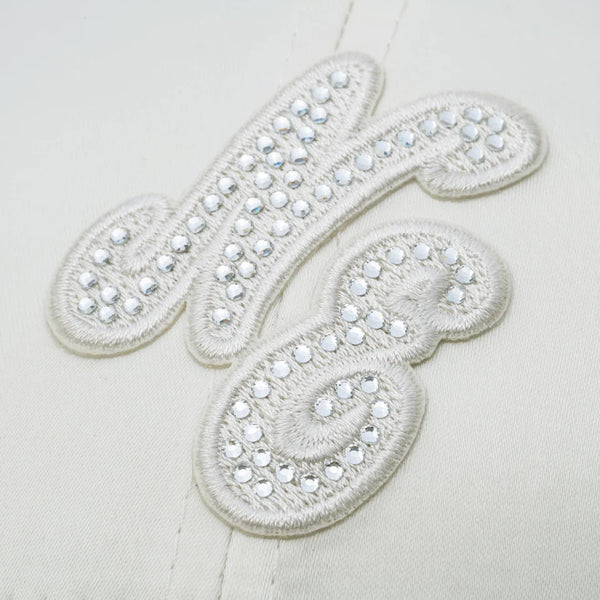 NEW ERA ( ニューエラ ) 9FORTY White Day Rhinestone ラインストーン クラシックロゴ クローム | 帽子 | キャップ | シンプル | ストーン | オシャレ | 14908243 | にゅーえら | お出かけ | レジャー | ユニセックス | クロスストラップ