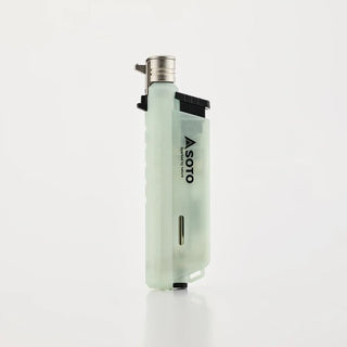 SOTO ( ソト ) スライドガストーチ ルミナスブルー | 数量限定 | ガストーチ | アウトドア | キャンプ | 蓄光 | 光る | アウトドア | キャンプ | 蒼い蓄光 | 伸びる | 使いやすい | 充てん式 | 強火力 | ST-487LUBL | そと