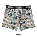 CHUMS ( チャムス ) チャムスパターンボクサーズ 下着 ボクサーパンツ 前開き ポリエステル 蒸れにくい ドライ 抗菌 防臭 総柄 柄パンツ アンダーウェア 男性用 メンズ ボクサーブリーフ CH09-1339