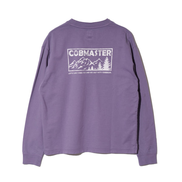 COBMASTER ( コブマスター ) COB MOUNTAIN LOGO SWEAT | スウェット | 長袖 | ウェア | トップス | メンズ | レディース | ユニセックス | 薄手 | ウォッシュ加工 | ヴィンテージ | 81523500 | こぶますたー