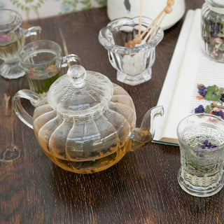 DULTON ( ダルトン ) GLASS TEA POT PUMPKIN ガラス ティー ポット パンプキン | かぼちゃ | ティーポット | キッチン | ティータイム | シンプル | 透明 | ダイニング | だるとん | S415-168