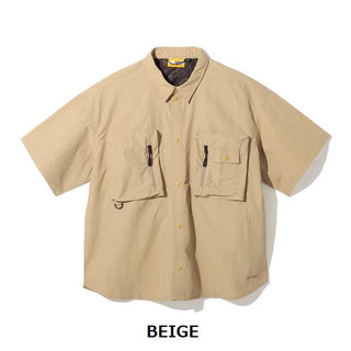 GRIP SWANY ( グリップスワニー ) 【 GSUSH-136 】 GS UTILITY BOX SHIRTS | 半袖 | シャツ | ウェア | 夏服 | アウトドア | キャンプ | 釣り | レジャー | 柔らかい | シンプル | 刺繍 | ぐりっぷすわにー