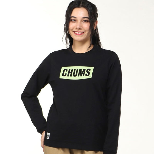 CHUMS ( チャムス ) ロゴロングスリーブTシャツ | ロンT | ロングTシャツ | 長袖 | シャツ | Tシャツ | シンプル | アパレル | トップス | ボックスシルエット | 定番 | ゆったり | CH01-2273