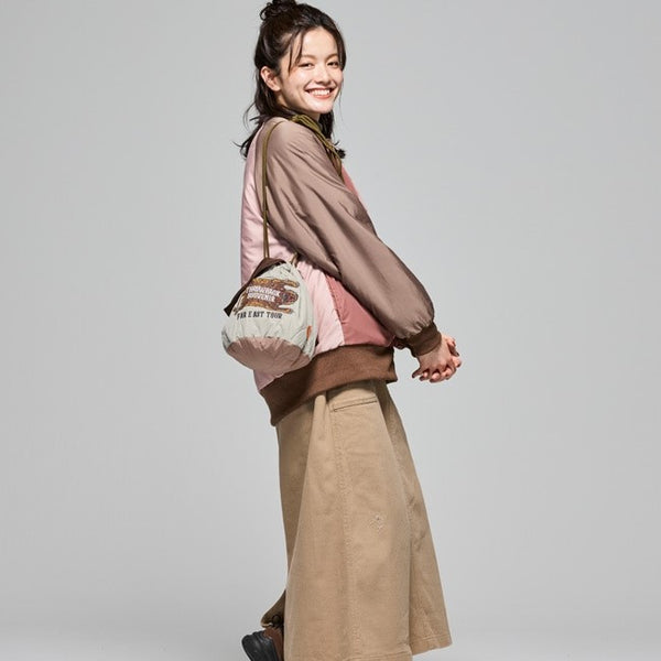 KRIFF MAYER ( クリフメイヤー ) スーベニア刺繍巾着BAG | バッグ | MENS | メンズ | LADYS | レディース | ユニセックス | 巾着バック | 2515117 | 肩掛け | 手持ち | ハンドバッグ | ショルダーバッグ | お出かけ | オシャレ | くりふめいやー