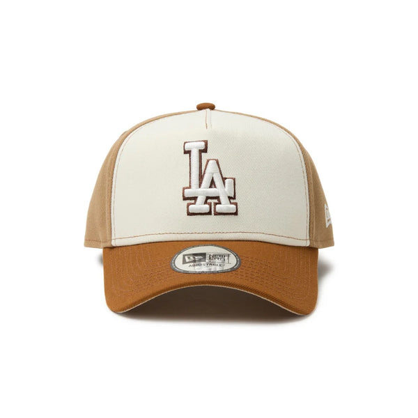 NEW ERA ( ニューエラ ) 9FORTY A-Frame Pancakes ロサンゼルス・ドジャース トーステッドピーナッツ/ワインコーク カーキバイザー | 帽子 | キャップ | 日よけ | アウトドア | レジャー | キャンプ | 14388666 | スナップバック | ユニセックス | サイズ調整