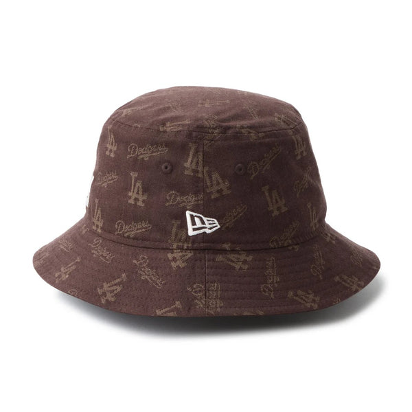 NEW ERA ( ニューエラ ) バケット01 MLB Jacquard ロサンゼルス・ドジャース ブラウン | 帽子 | バケットハット | ハット | 日よけ | UVカット | コットン | 高級感 | お出かけ | オシャレ | 14744777 | にゅーえら