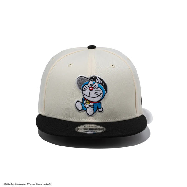 NEW ERA ( ニューエラ ) 9FIFTY ドラえもん キャップ | ブラック | クローム | 帽子 | 日よけ | ユニセックス | サイズ調整 | フラットバイザー | アウトドア | キャンプ | アジャスタブル | 14935422 | 14935421 | にゅーえら