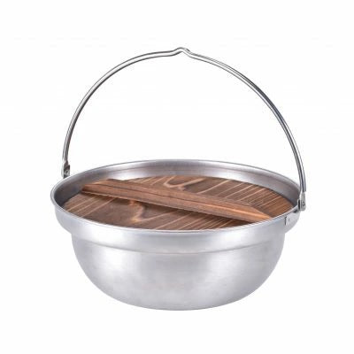 UNIFLAME ( ユニフレーム ) 焚き火鍋 30cm | 鍋 | 大人数 | 料理 | お鍋 | キャンプ | アウトドア | 焚火 | ステンレス | 660003