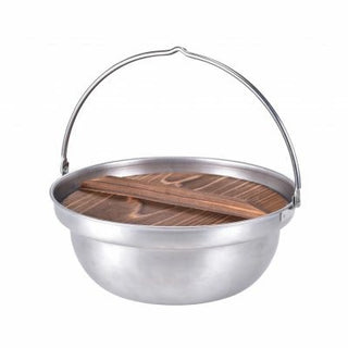 UNIFLAME ( ユニフレーム ) 焚き火鍋 30cm | 鍋 | 大人数 | 料理 | お鍋 | キャンプ | アウトドア | 焚火 | ステンレス | 660003