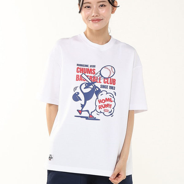 CHUMS ( チャムス ) チャムスベースボールクラブTシャツ | トップス | Tシャツ | ウェア | 半袖 | 半袖シャツ | 野球 | グラフィックTシャツ | プリントTシャツ | 接触冷感 | 速乾 | ちゃむす | CH01-2782