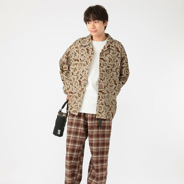 CHUMS ( チャムス ) プリンテッドボックスシャツ 総柄シャツ 半袖シャツ メンズ レディース オーバーサイズ 開襟シャツ ボックスシルエット コットン100％ カジュアル アウトドア キャンプ フェス 旅行 羽織り トップス ブービーバード 柄シャツ ユニセックス 春夏 CH02-1290