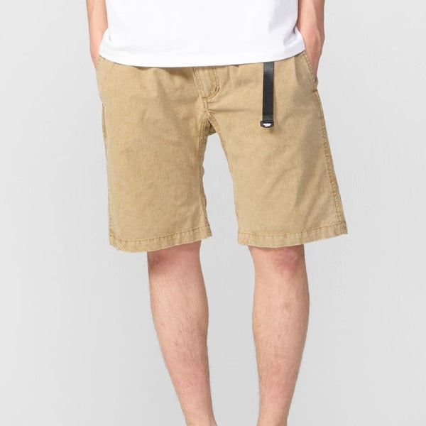 【 SALE 】KRIFF MAYER ( クリフメイヤー ) フェードクライミングショーツ MENS 2555109 メンズ ショートパンツ ハーフパンツ クライミングパンツ イージーパンツ ウエストゴム ウェビングベルト ガゼットクロッチ フェード加工 ストーンウォッシュ アウトドア キャンプ
