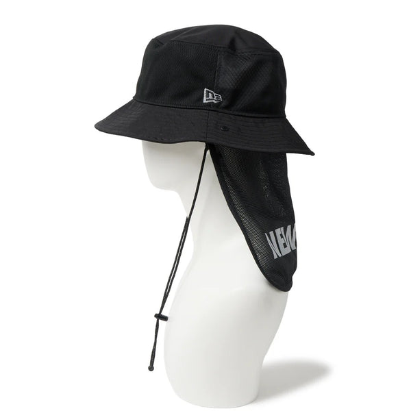 NEW ERA ( ニューエラ ) アドベンチャーライト サンシェード Tech Multi Mesh ブラック | アウトドア | 帽子 | ハット | サファリハット | お出かけ | 登山 | ハイキング | レジャー | 日よけ | UVカット | 14774344 | にゅーえら