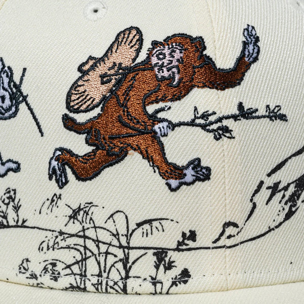 NEW ERA ( ニューエラ ) 59FIFTY 鳥獣戯画 オールオーバー クロームホワイト | 帽子 | キャップ | 日よけ | 兎 | 猿 | 猫 | 蛙 | コラボ | ポリエステル | コットン | お出かけ | オシャレ | 14940846 | にゅーえら