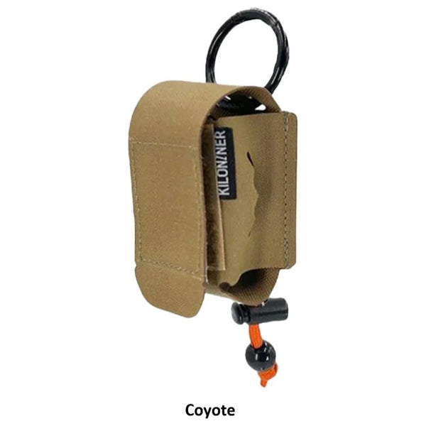 KILONINER ( キロナイナー ) MP4プープバッグポーチ Poop Bag Dispenser Pouch マナーポーチ プープバッグ 犬 猫 ペット用品 散歩 お出かけ ハーネス リード リーシュ ミリタリー コーデュラ ナイロン MOLLE キーリング 耐久性 軽量 コンパクト