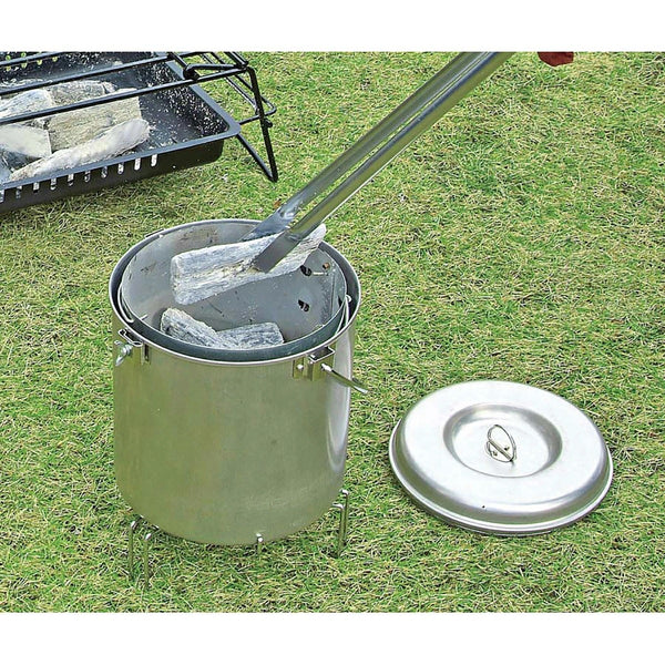CAPTAIN STAG ( キャプテンスタッグ ) 大型火消しつぼ 火起し器セット | 火消し | BBQ | アウトドア | キャンプ | 火起こし | 便利 | きゃぷてんすたっぐ | M-6625