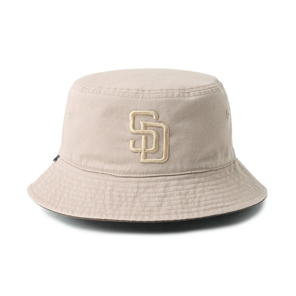 NEW ERA ( ニューエラ ) バケット01 リバーシブル MLB Bucket Hat サンディエゴ・パドレス アッシュブラウン/ウォルナット | 帽子 | バケットハット | バケハ | 可愛い | オシャレ | 日よけ | ロゴ | コットン | カジュアル | 14744769 | にゅーえら | リバーシブル