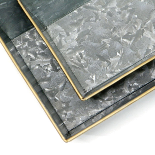 DETAIL ( ディテール ) Galvanized Plant Cover “ Rectangle 32 ” ガルバナイズ プラントカバー "レクタングル 32" プラントカバー | 鉢植えカバー | オシャレ | 穴なし | H007132S | でぃてーる | 園芸
