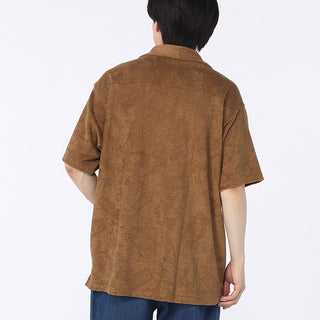 CHUMS ( チャムス ) チャムリーパイルショートスリーブシャツ | 半袖 | シャツ | オーバーサイズ | 夏服 | メンズ | 襟シャツ | パイル素材 | ゆったり | ふんわり | お出かけ | オシャレ | CH02-1265 | ちゃむす