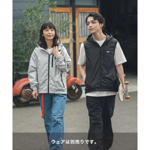 KiU ( キウ ) キウ ×「空調服(R)」 スターターキット | K308 | ファン | 熱中症対策 | アウトドア | 外遊び | レジャー | キャンプ | BBQ | バーベキュー | 夏 | 暑さ対策 | 外仕事 | 畑仕事 | 風量調節