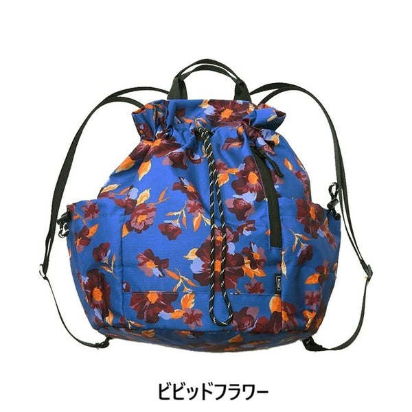 KiU ( キウ ) マルチウェイ ドローストリングバッグ 巾着バッグ ショルダーバッグ トートバッグ 2WAY 3WAY メンズ レディース ユニセックス 撥水 防水 軽量 コンパクト エコバッグ サブバッグ ポシェット 斜め掛け 手提げ アウトドア キャンプ フェス 旅行 K530