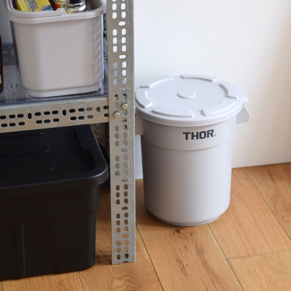 THOR ( ソー ) THOR Round Lid For 12L ラウンドリッド フォー | フタ | 蓋 | ふた | ラウンドコンテナ用のフタ | ポリエチレン | そー | 368312LGRYC | 368312BLKC | ブラック | ライトグレー