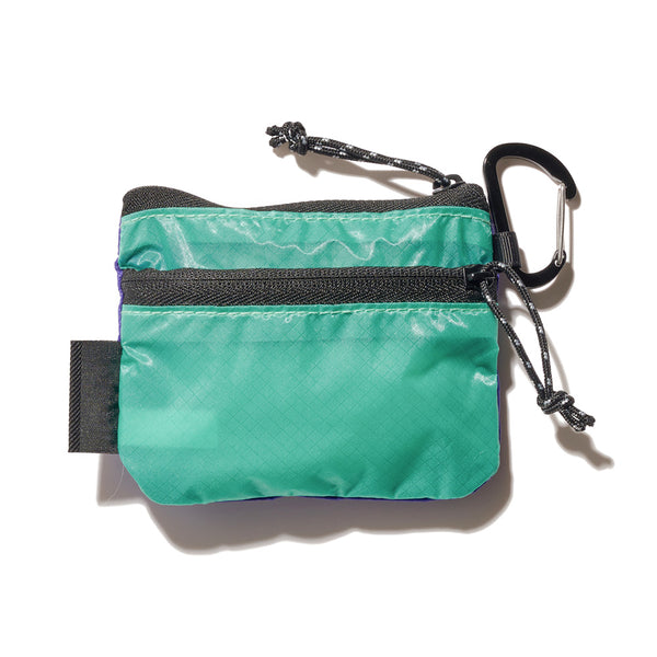 COBMASTER ( コブマスター ) COB CR FLAT POUCH ポーチ | 撥水 | シンプル | コンパクト | 2ポケット | コインケース | 財布 | ミニ | 軽量 | ナイロン | アウトドア | フェス | 旅行 | キャンプ | 登山